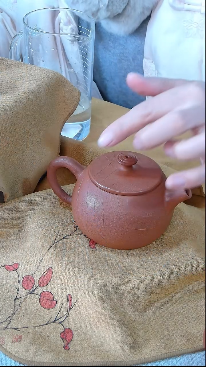 【闪购商品】壶14复烧菩提纹球孔苹果壶210cc