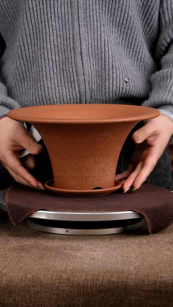 紫砂花盆花卉工艺825+z