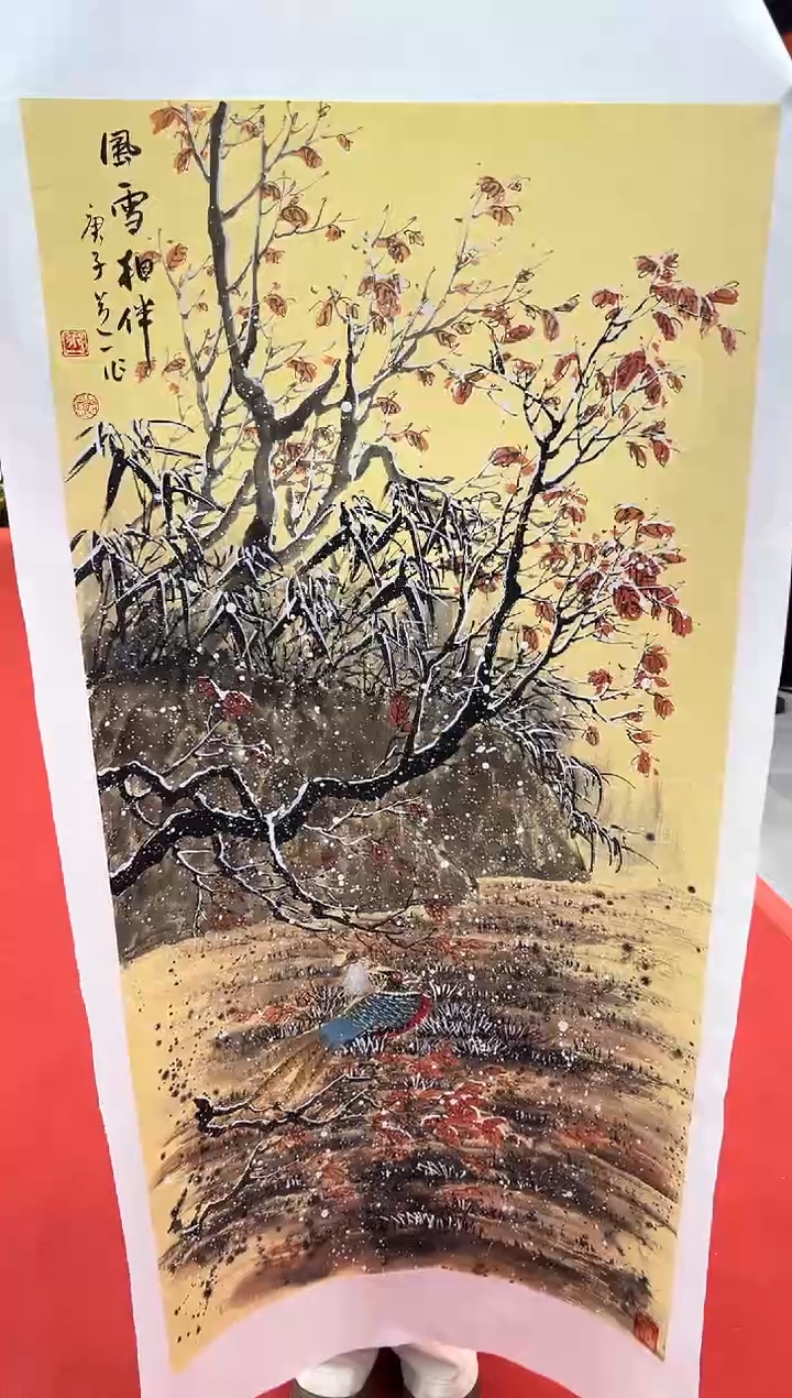 【闪购商品】国画道一李学斌手绘原作B41