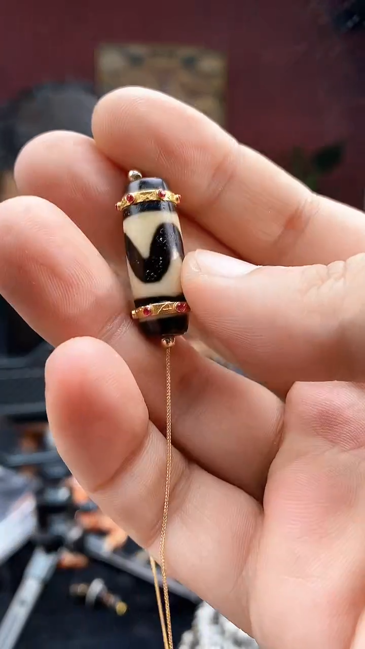 【闪购商品】玛瑙/玉髓1618K金镶嵌0128-