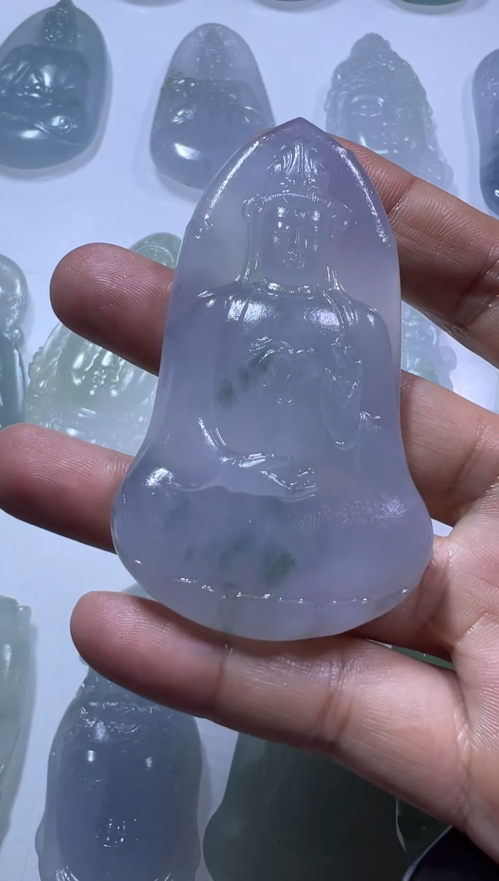 未镶嵌定制翡翠观音