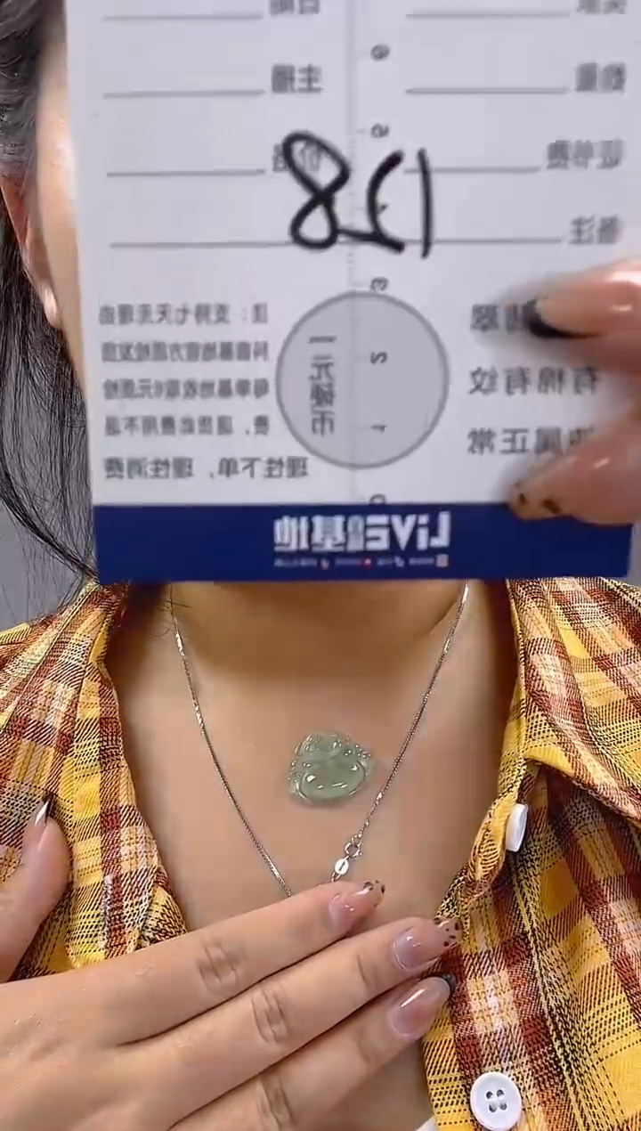 颈饰未镶嵌翡翠纯天然缅甸翡翠A货不含链
