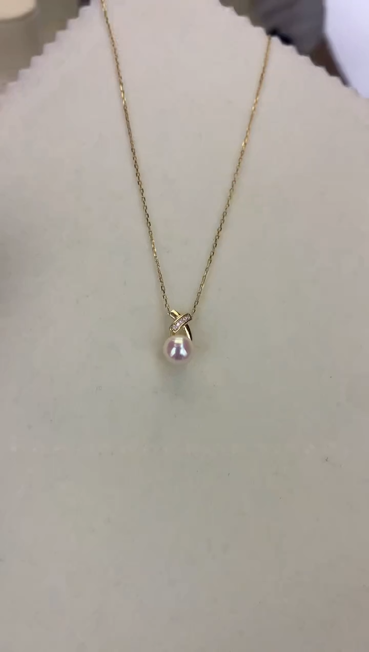 银S925镶嵌DA海水珍珠 GD061 套链