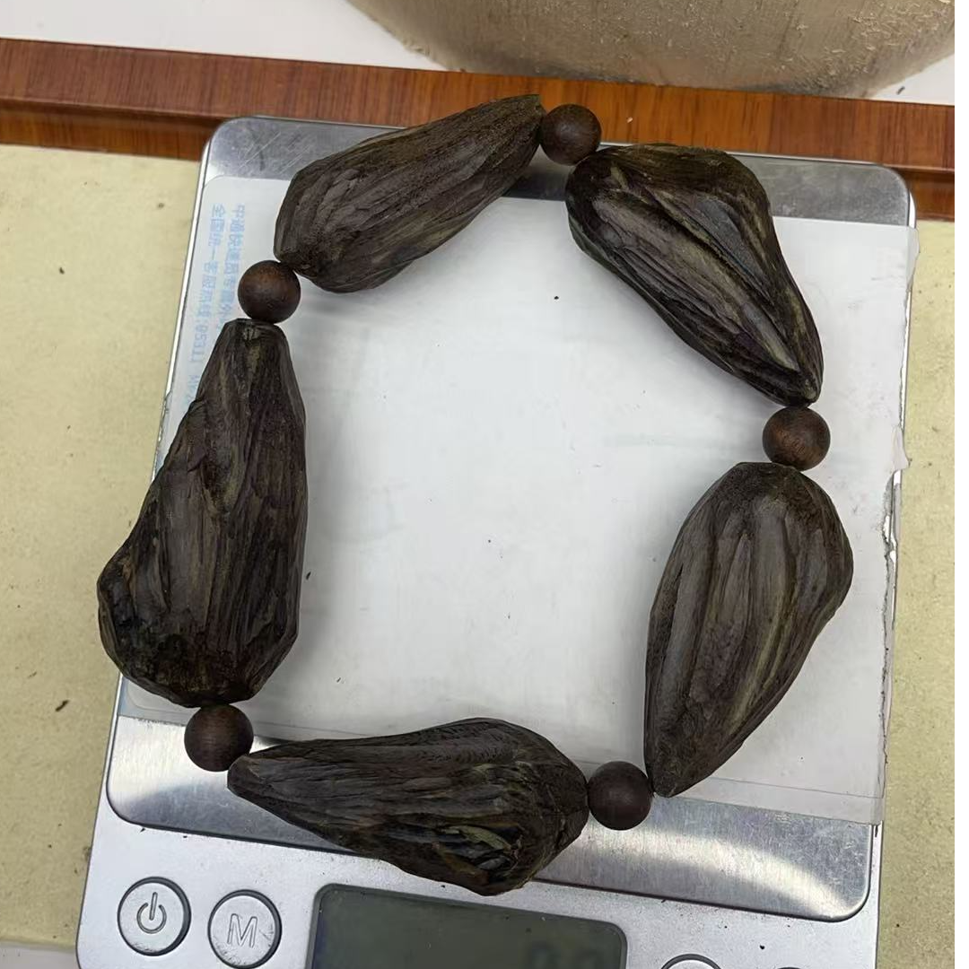 【老表精选】D118海南万年虫漏手串手链