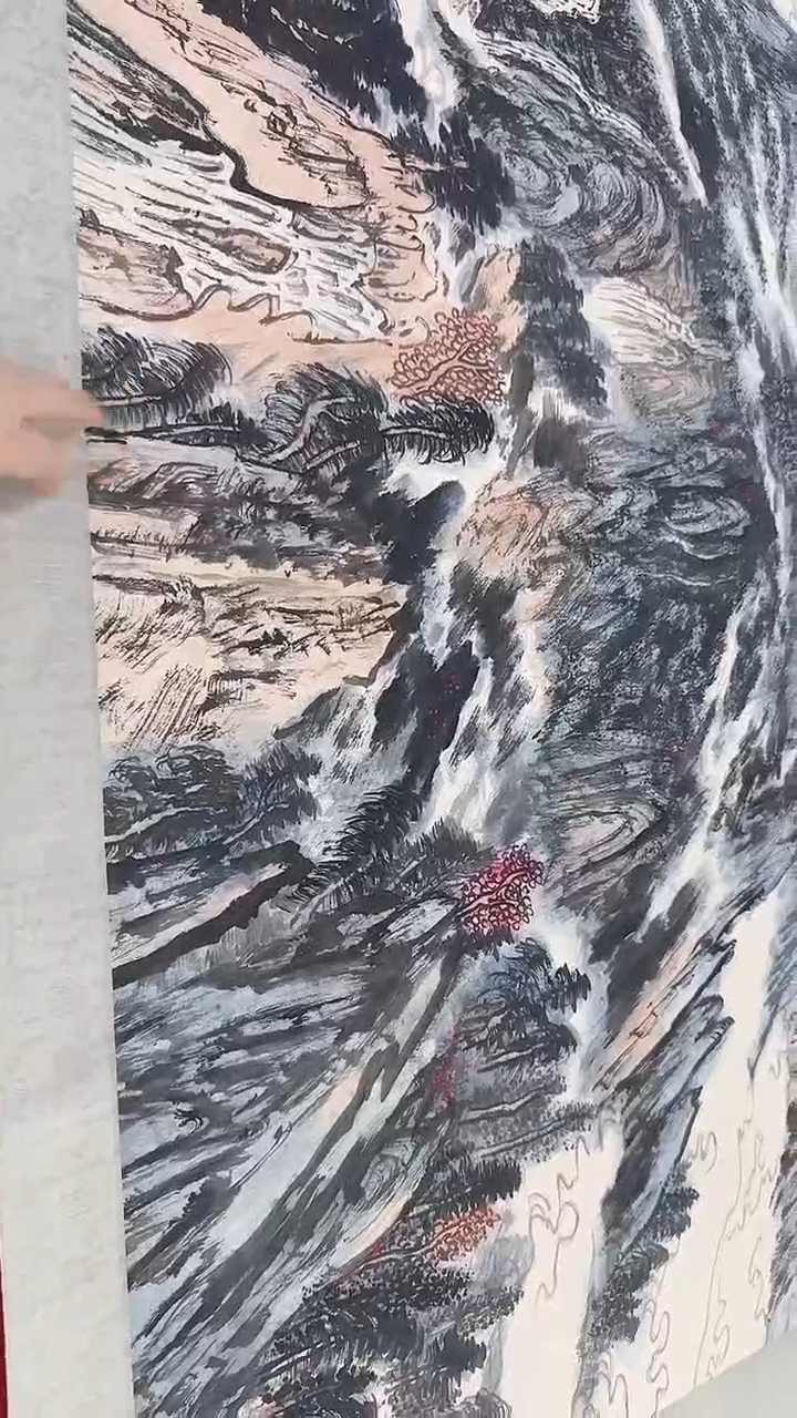 国画费*12-28-27陆老师8平尺国画作品