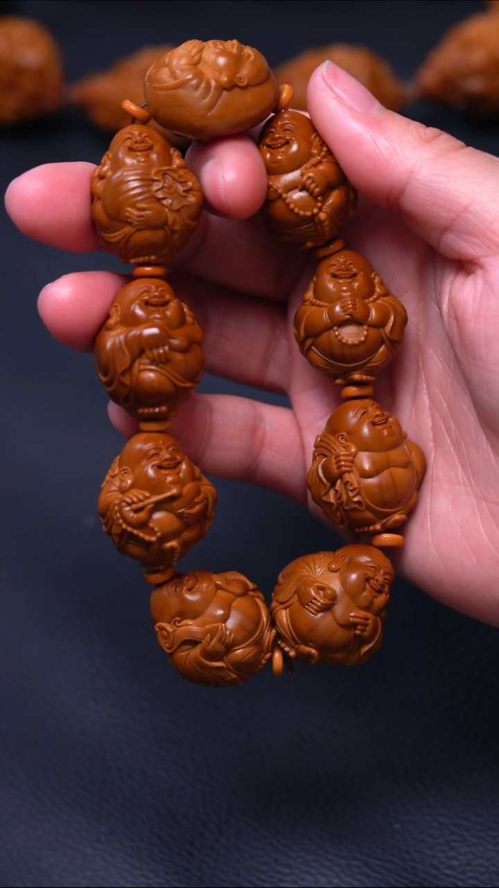 【闪购商品】橄榄核手串/手链八宝弥勒