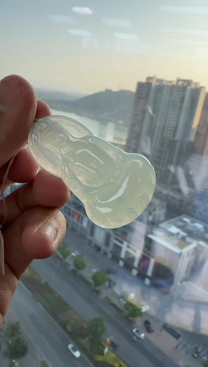 【闪购商品】翡翠颈饰未镶嵌天然翡翠A货孤品一件