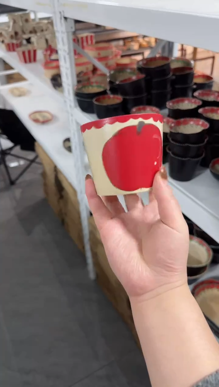 【闪购商品】苹果杯子高温瓷器