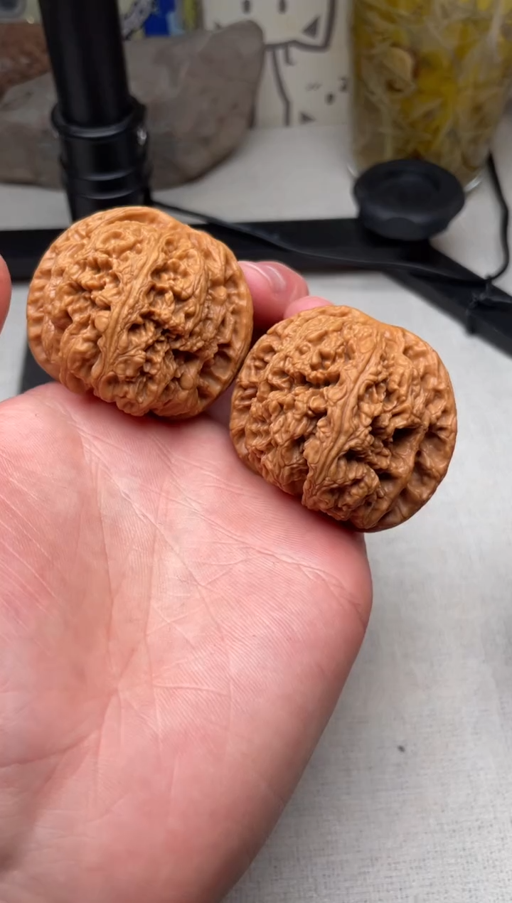 把件文玩核桃大粗金