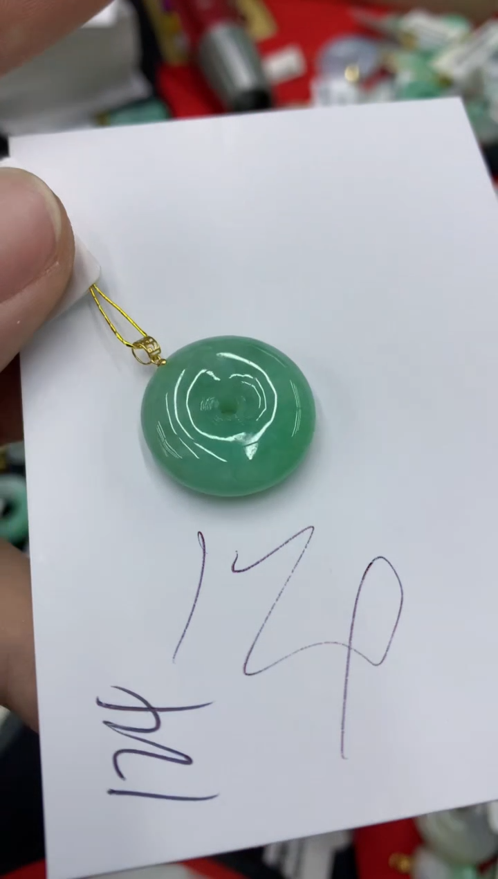 【闪购商品】翡翠颈饰18K金镶嵌号链接1111111111