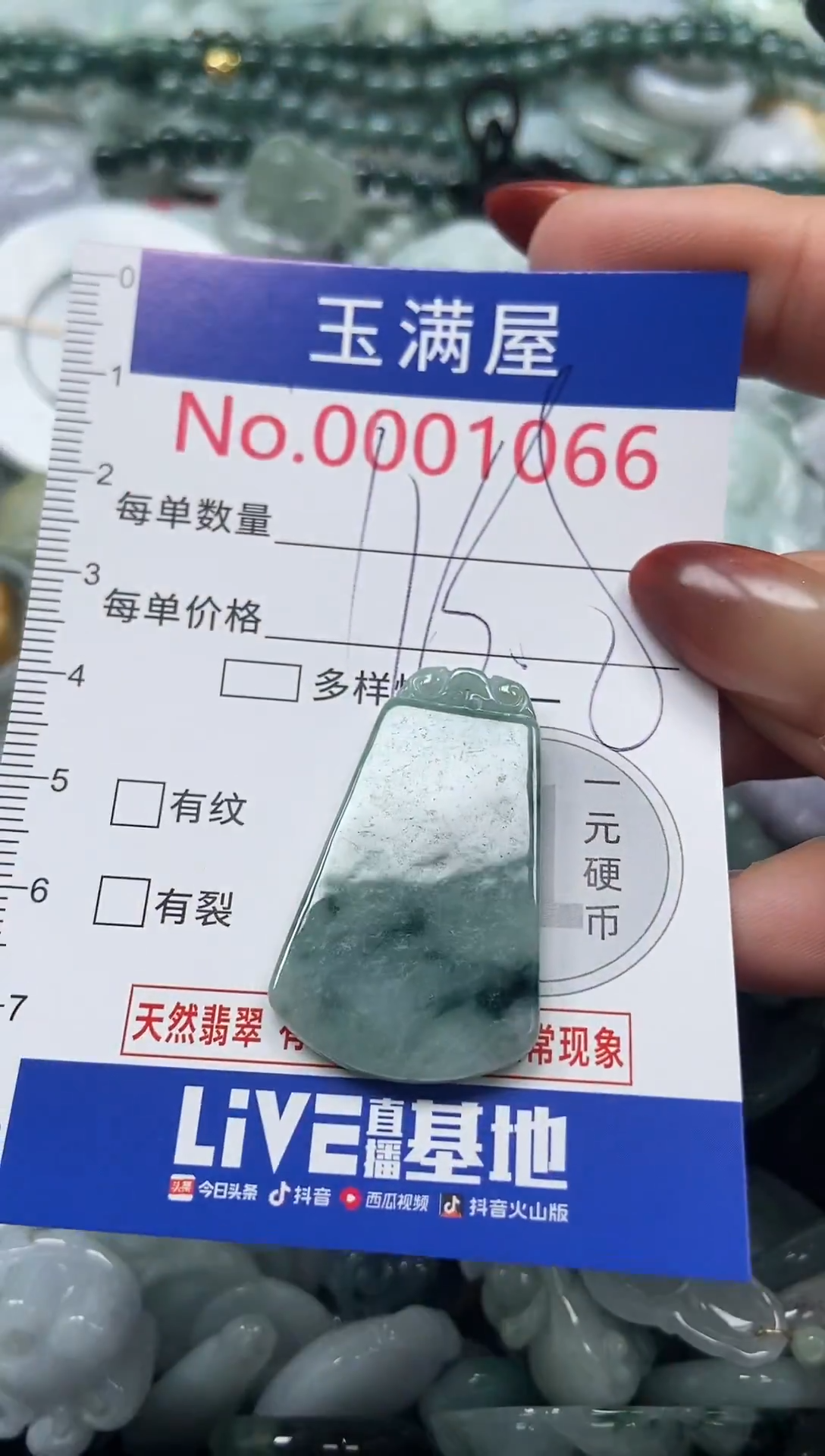 颈饰未镶嵌翡翠1066