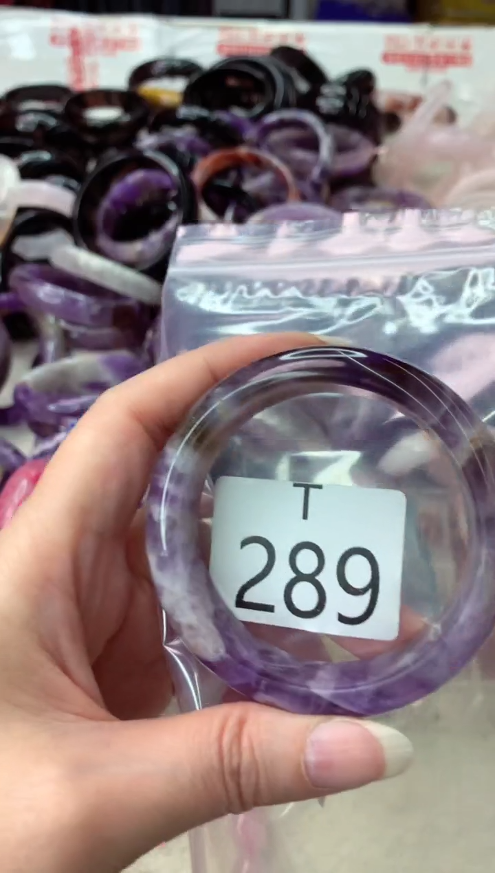 未镶嵌手镯水晶T289-54