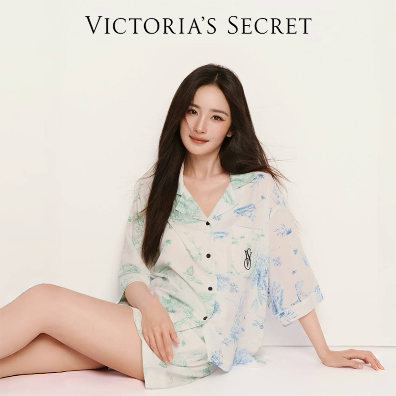 【达人专享】明星同款 欧若风 天丝绵柔廓形短袖家居服睡衣套装