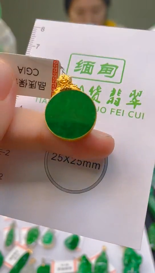 【闪购商品】翡翠颈饰18K金镶嵌新号开播，全场乱卖