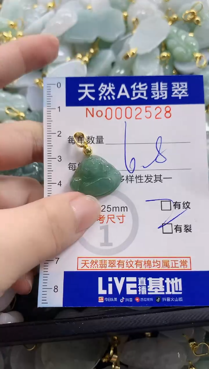 颈饰未镶嵌翡翠少*待天然A货翡翠