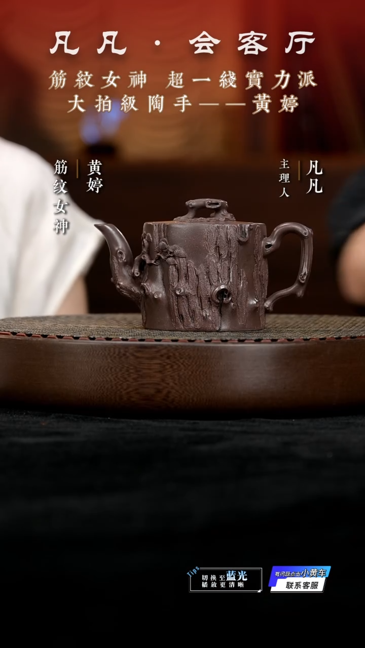 茶壶紫砂JW黄婷107 一品松桩天青260cc