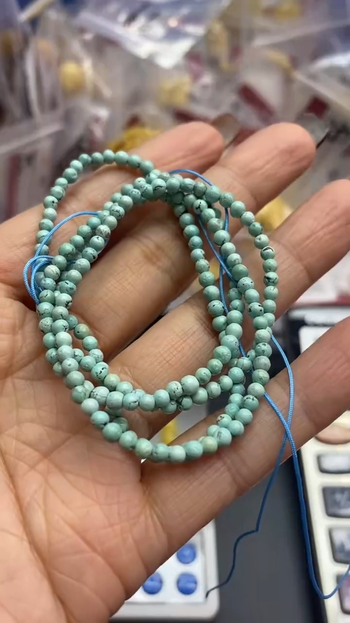 未镶嵌绿松石珠宝奇石923