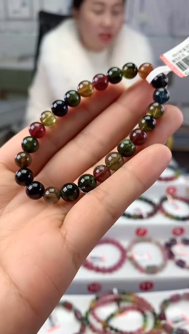 未镶嵌手串碧玺 多样性发一条