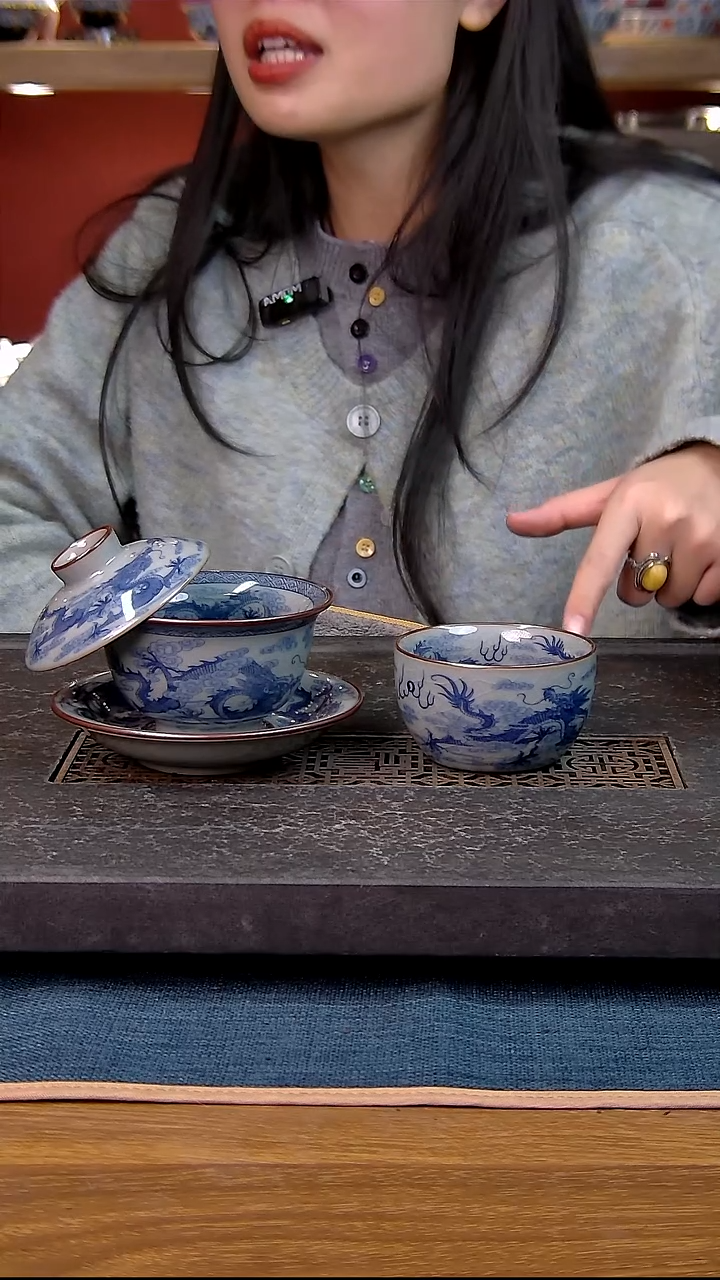 简装家用款2件套 老陶泥开片纹陶瓷茶具