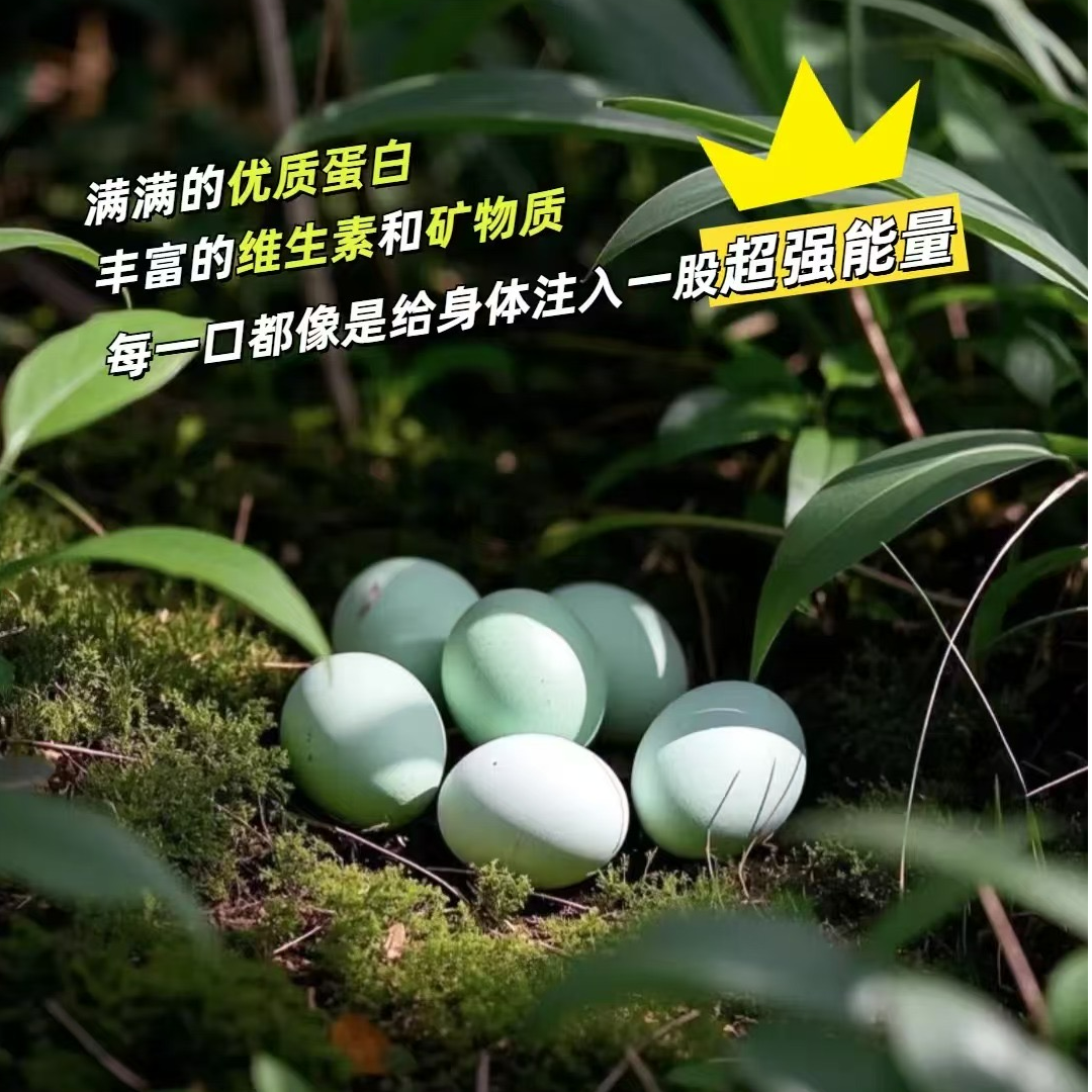 【试吃装】乌鸡蛋 10枚 现捡现发 包邮到家