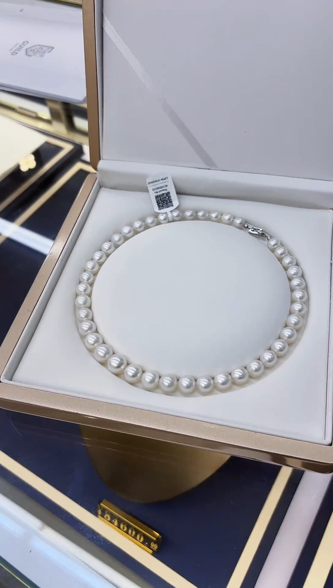 【闪购商品】海水珍珠颈饰银S925镶嵌澳白三星 421650601