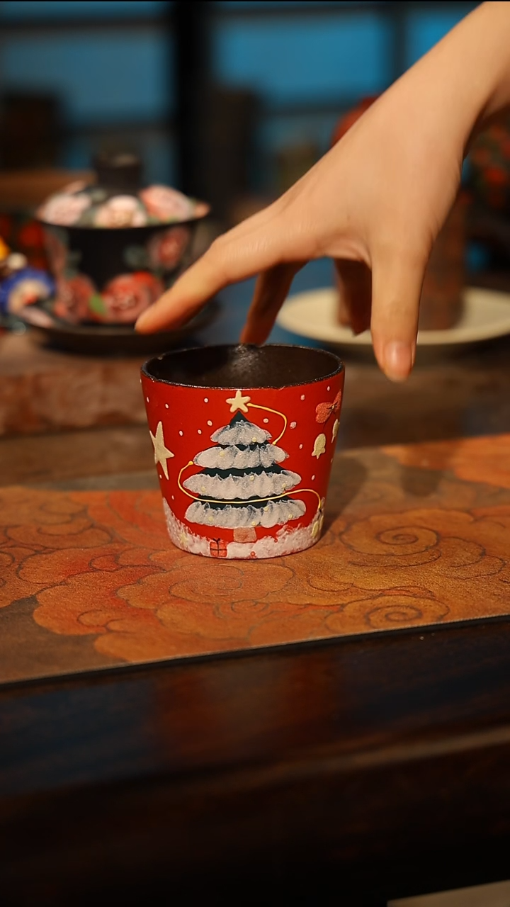 陶瓷景德镇高温釉下彩手工手绘款式