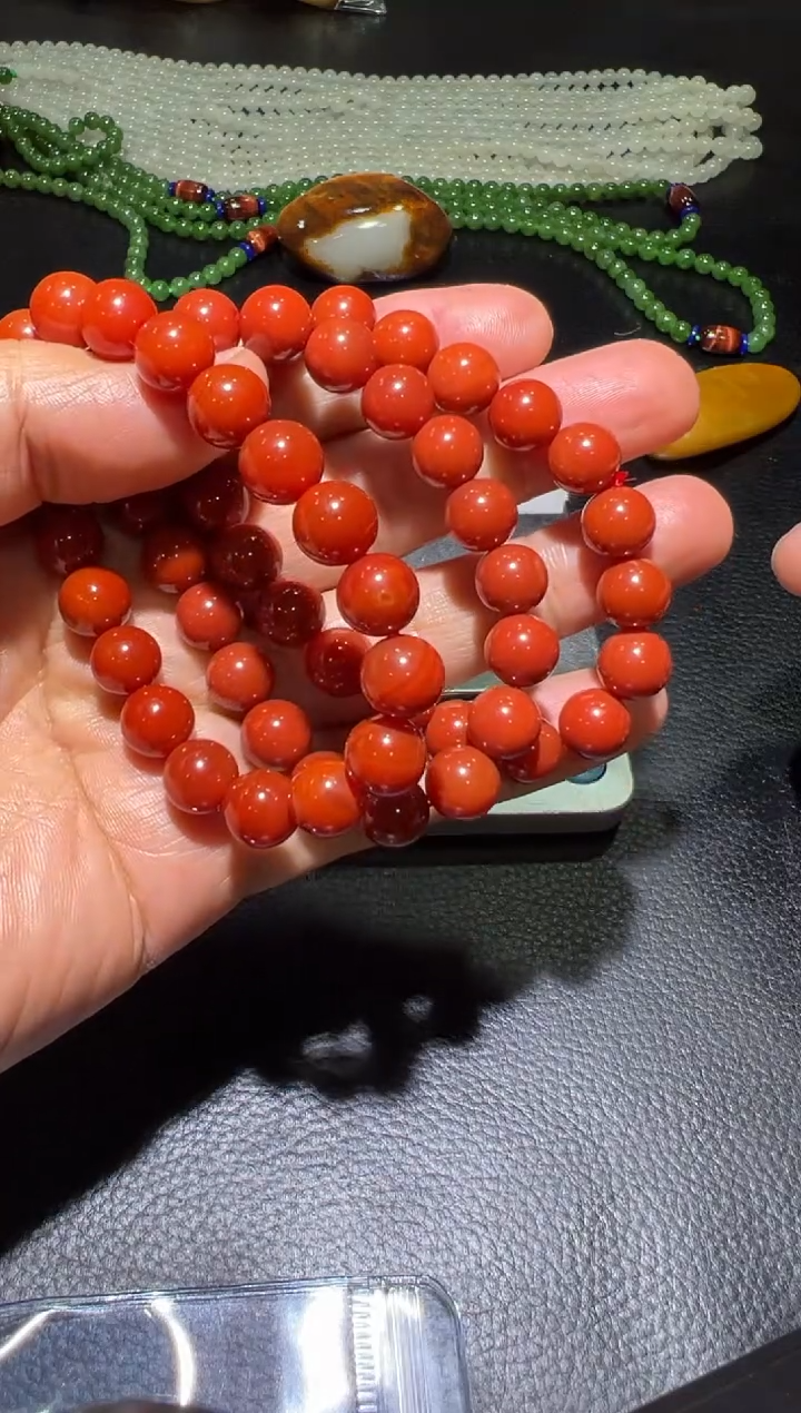 未镶嵌手链玛瑙/玉髓玛瑙手串