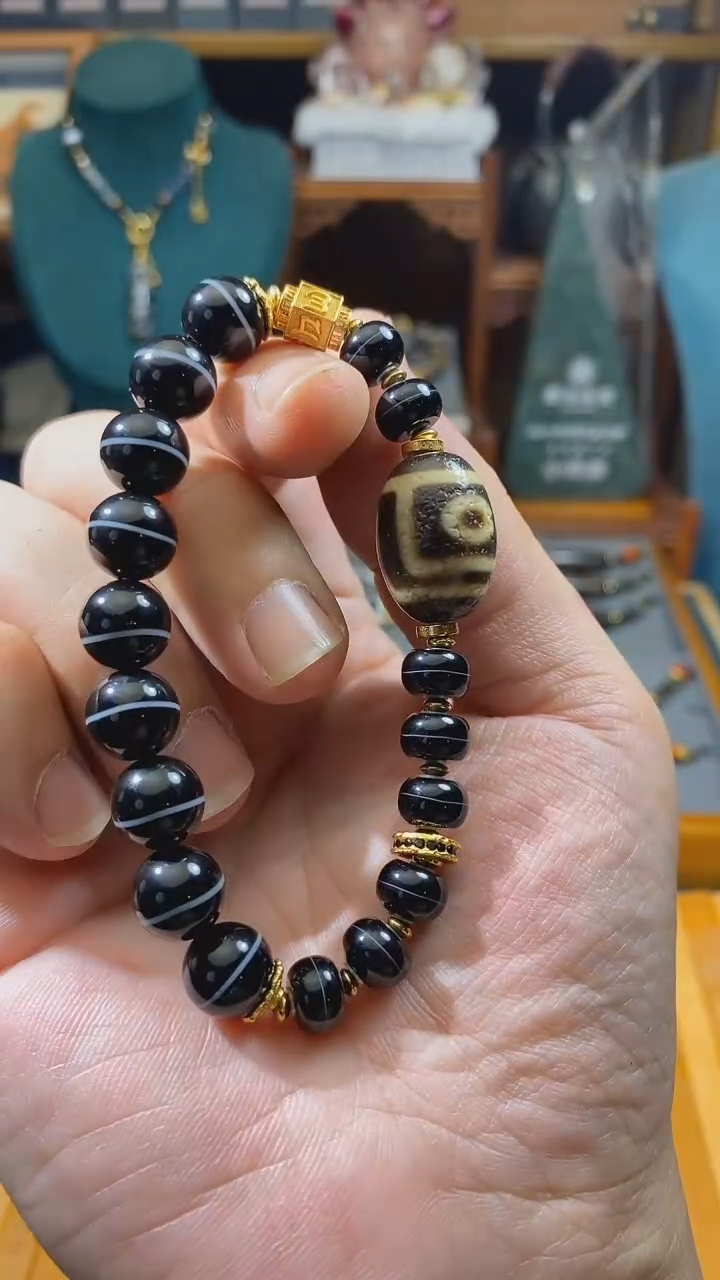 未镶嵌颈饰玛瑙/玉髓（覆膜）C08099多样性发一