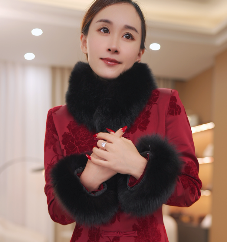 【霓裳羽衣】狐狸毛围脖