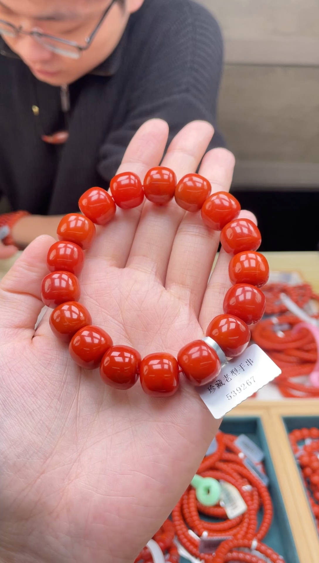 未镶嵌手串南红玛瑙收藏级老型保山