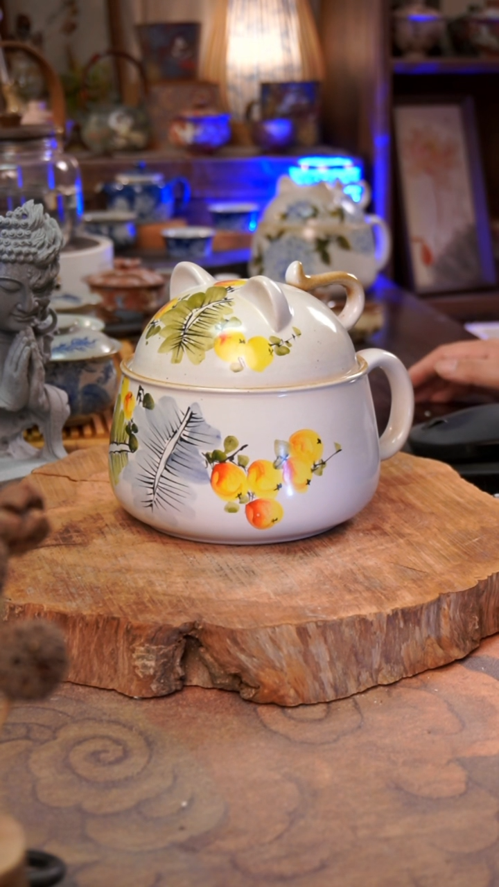 杯子琵琶手工手绘手工手绘