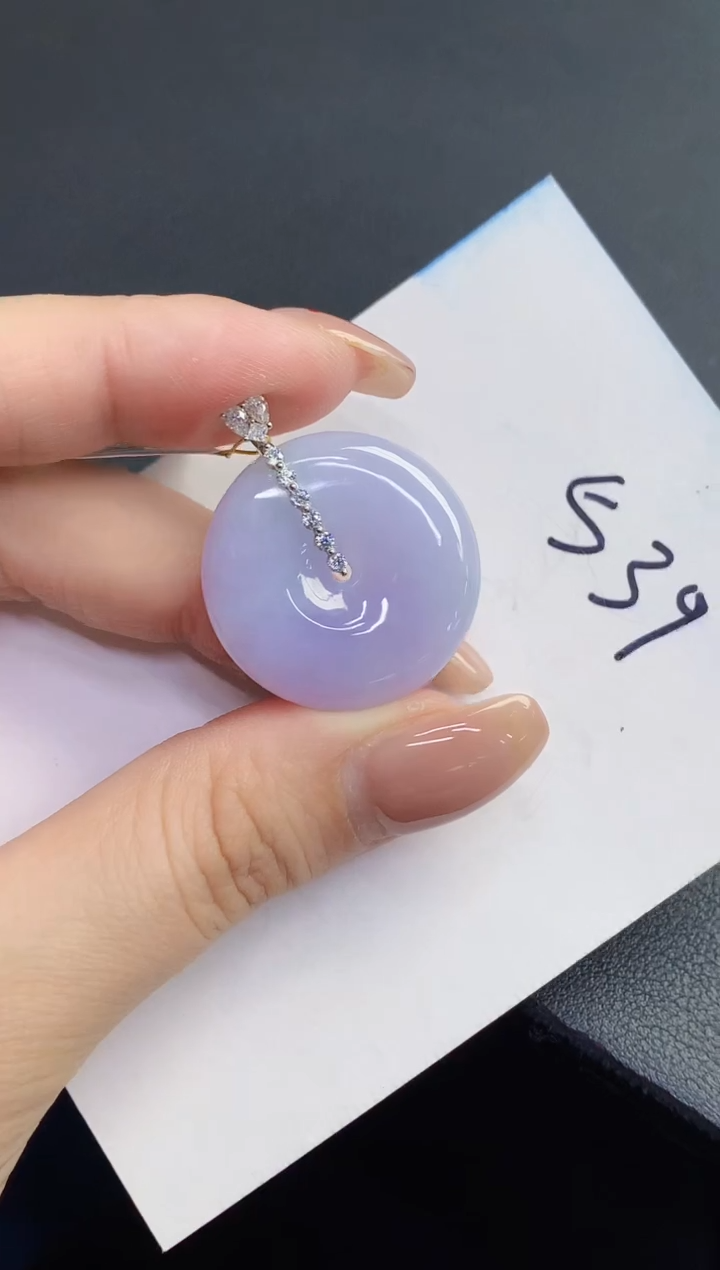 【闪购商品】翡翠18K金镶嵌颈饰000000000