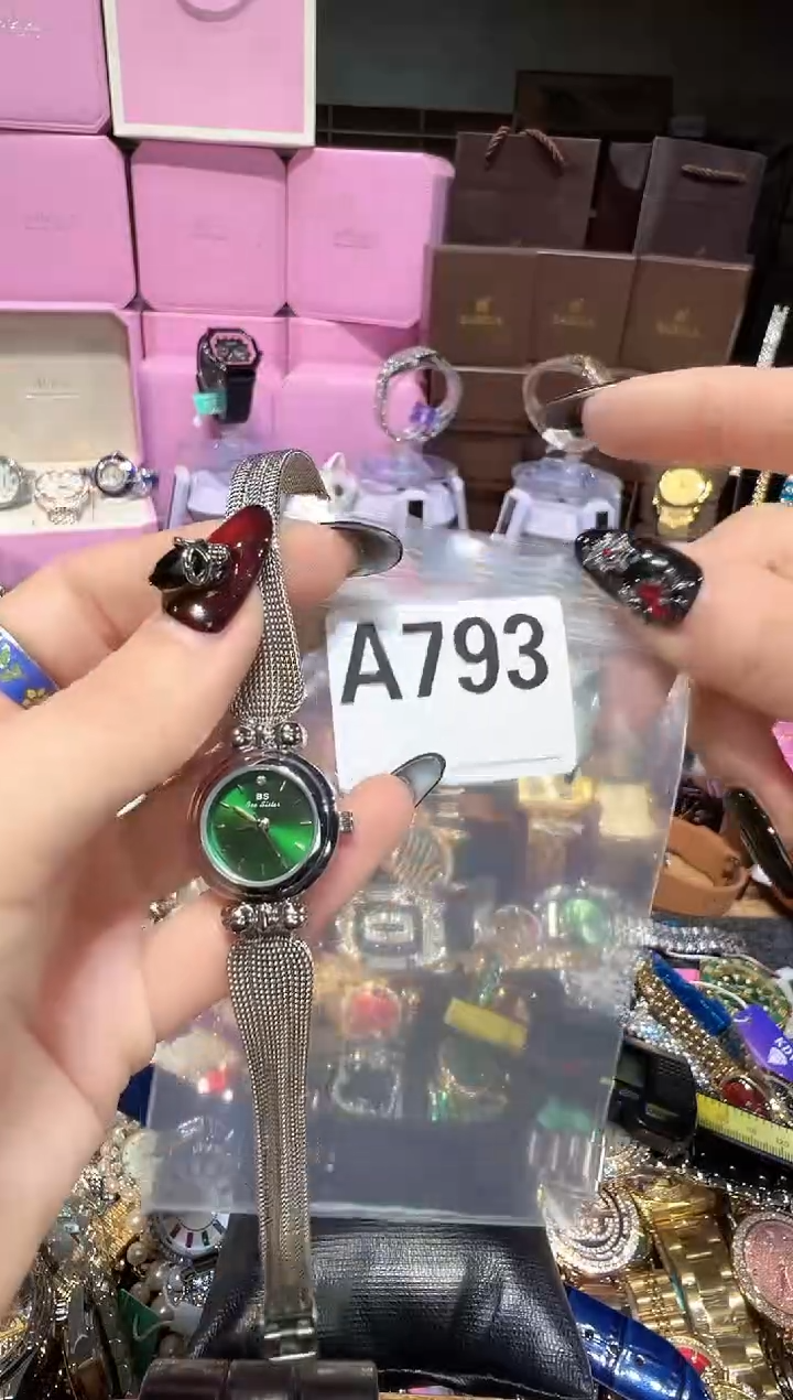 石英机芯不锈钢不锈钢直播定闪专用