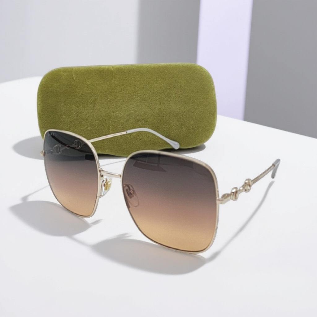 95新 GUCCI/古驰 大框墨镜 1831 7564 