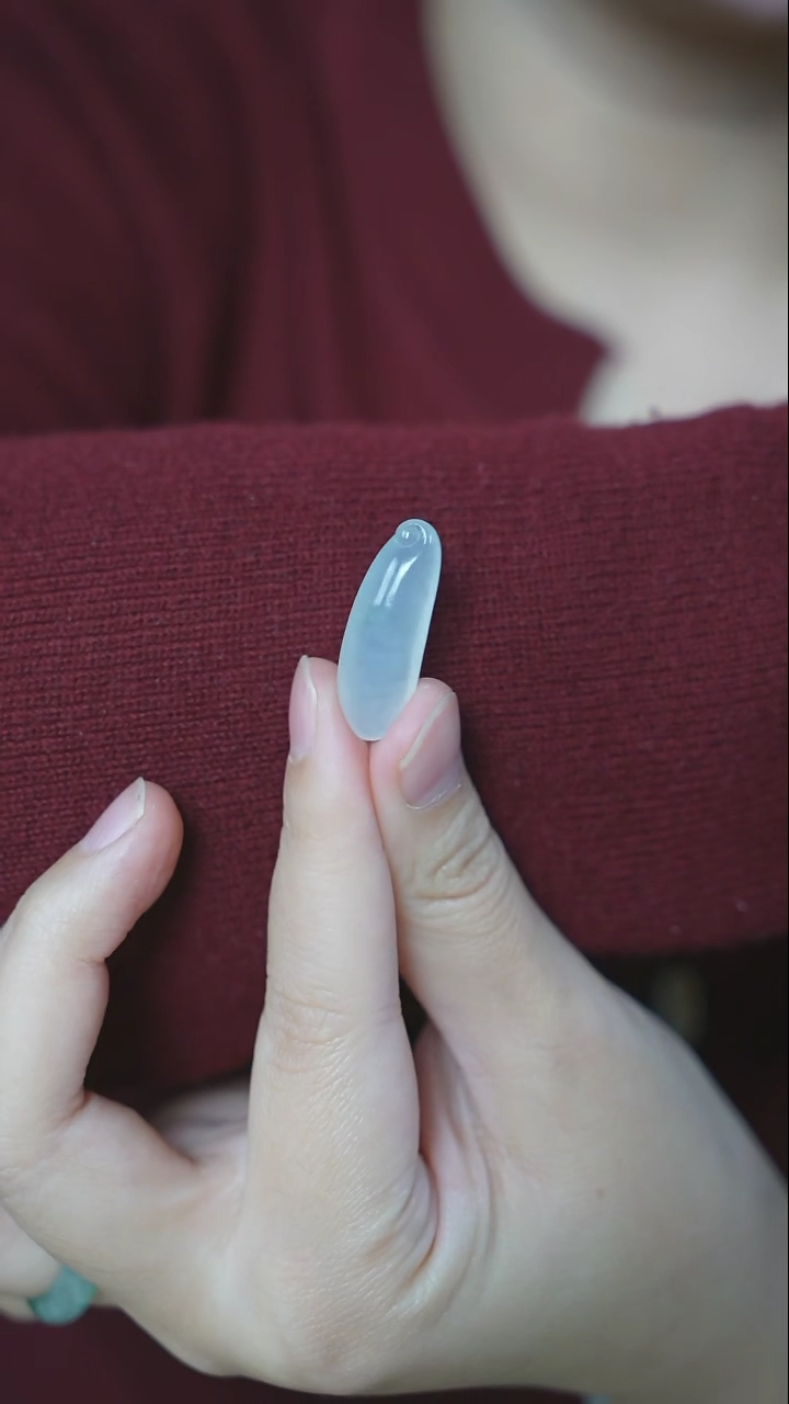 【闪购商品】翡翠裸石AA/白冰翡翠福瓜裸石