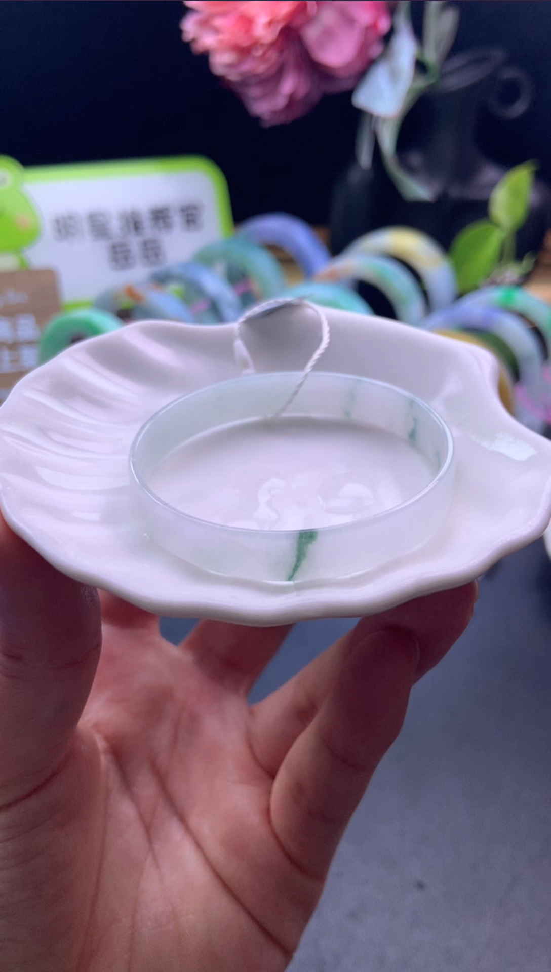 未镶嵌手镯定制翡翠50-51「定制不退不换」