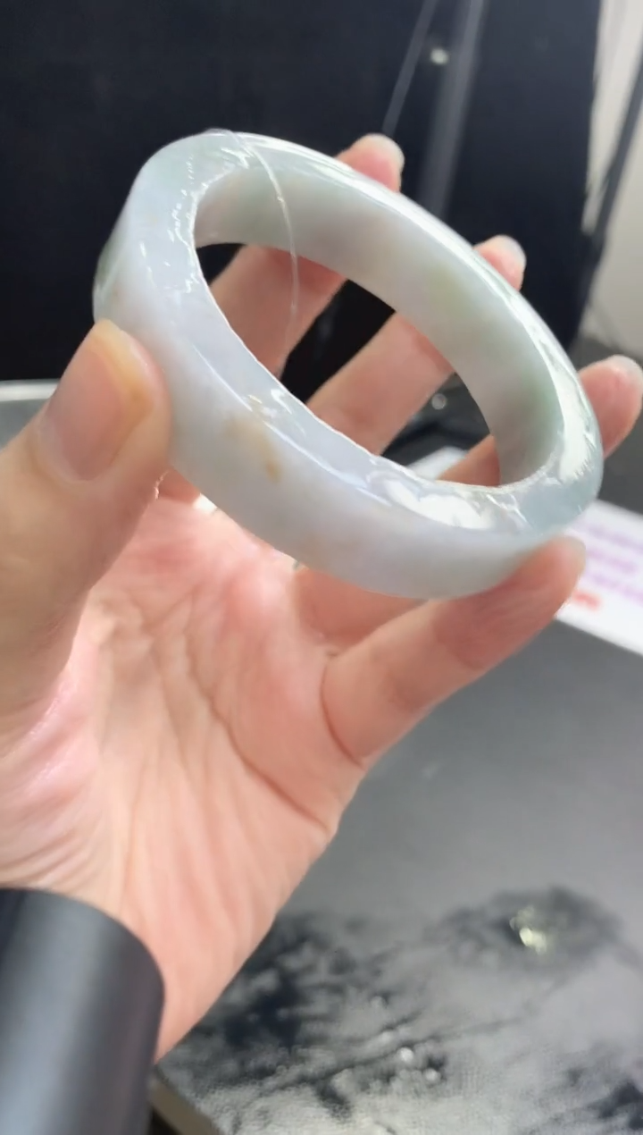 【闪购商品】定制翡翠手镯未镶嵌36  58-59正