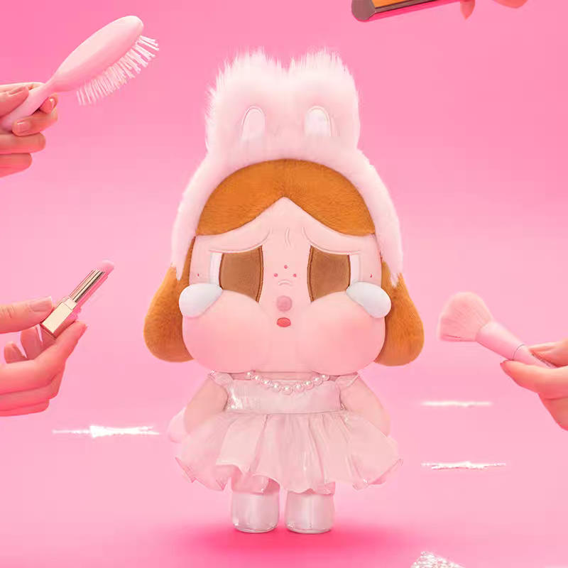 【吊卡】CRYBABY哭娃SHINY SHINY系列毛绒公仔棉花娃娃