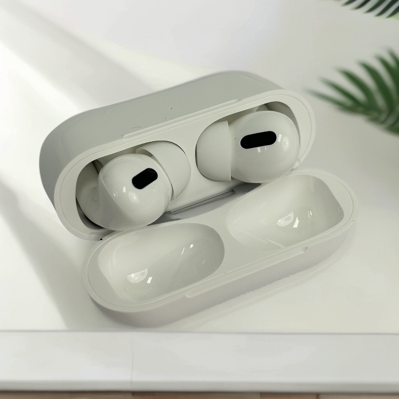 白色无线运动通勤蓝牙耳机