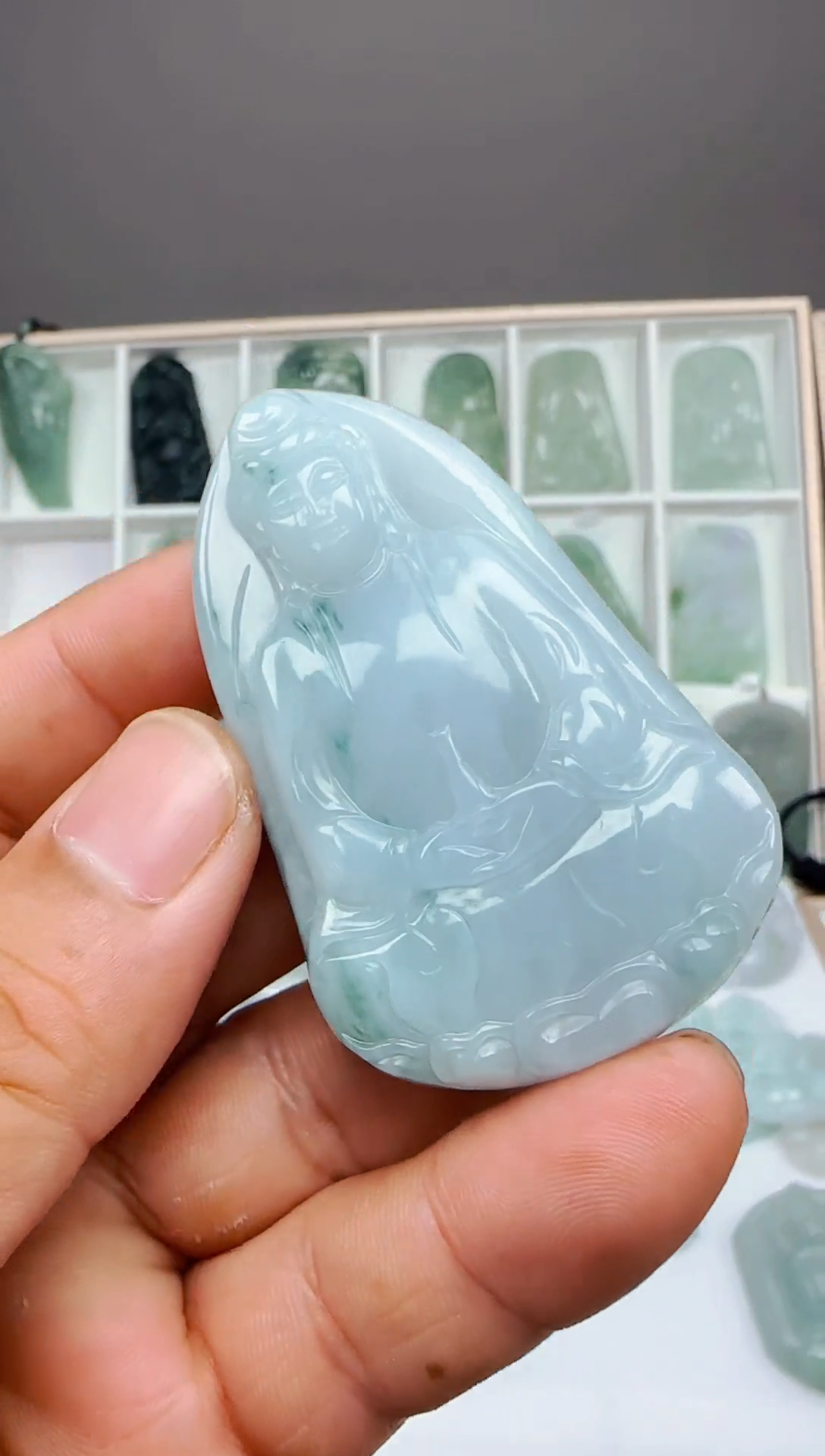 【闪购商品】翡翠颈饰未镶嵌天然A货翡翠