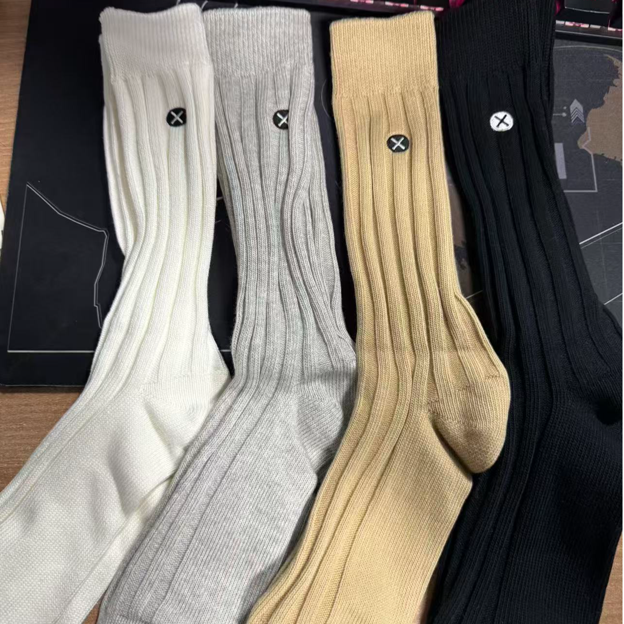 男士秋冬高筒粗线袜【不挑色】