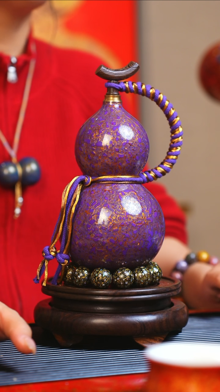 【闪购商品】JR092大师姐臻选非遗大漆酒葫芦