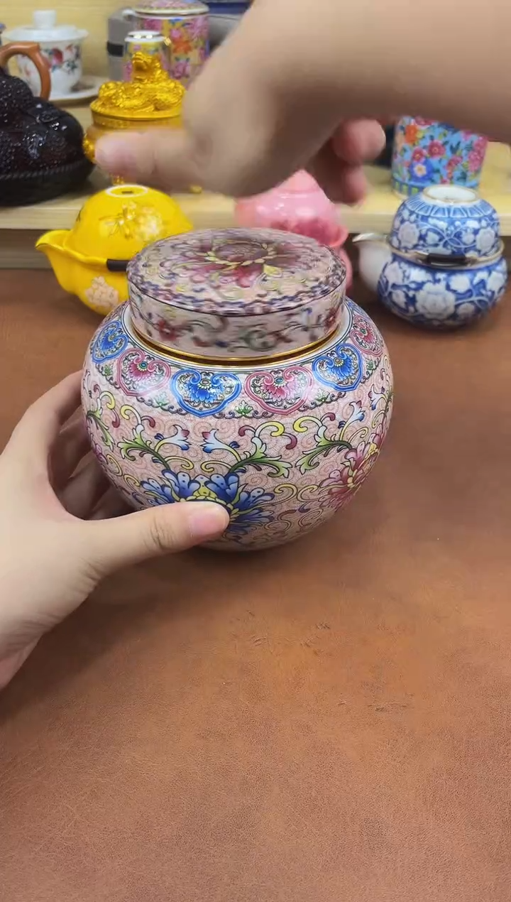 陶瓷茶具摆件旅行套组