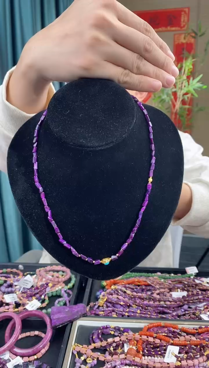 【闪购商品】苏纪石（舒俱来）项链18K金镶嵌723