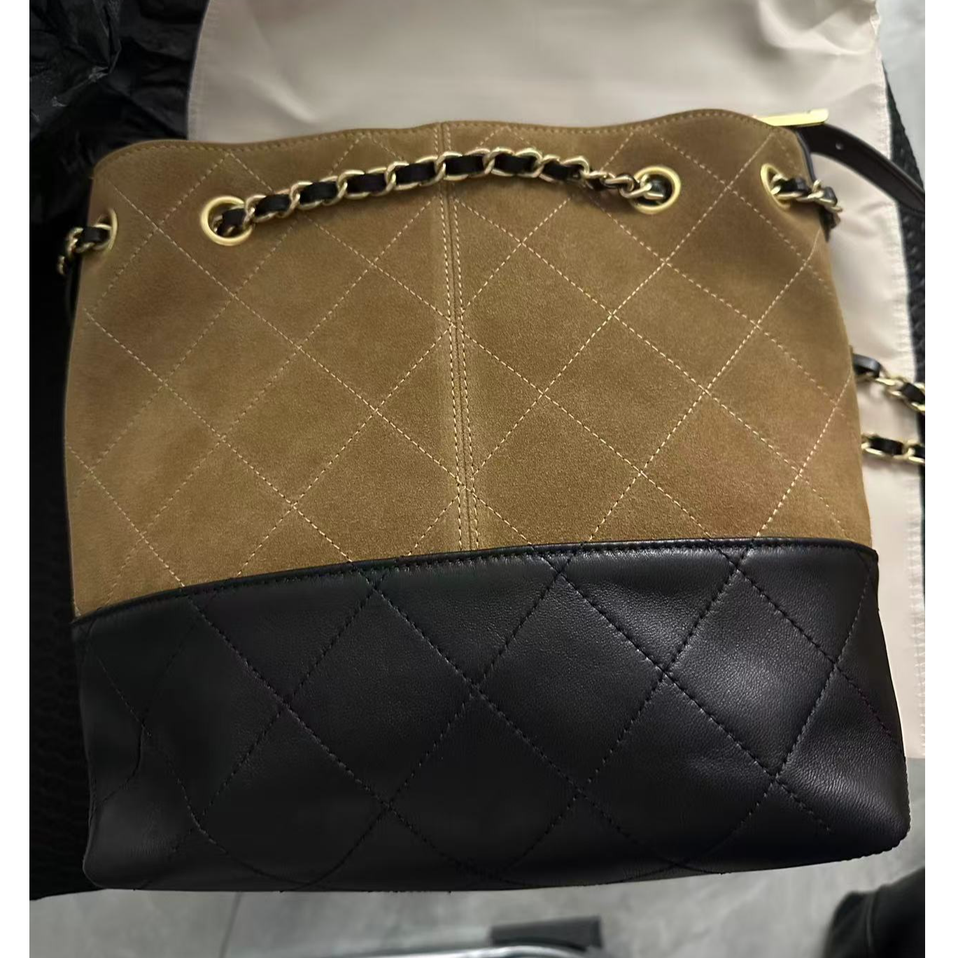 2025新款真皮女包8266棕配黑小8266