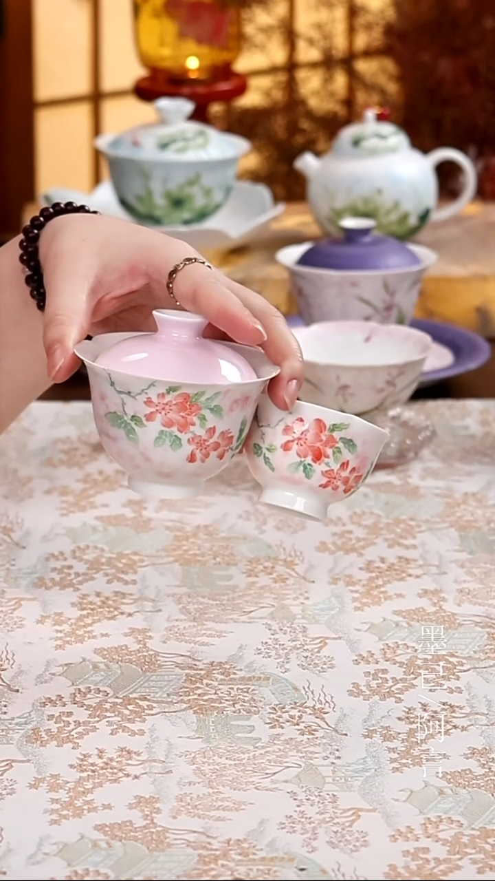 孤品微瑕一碗一杯