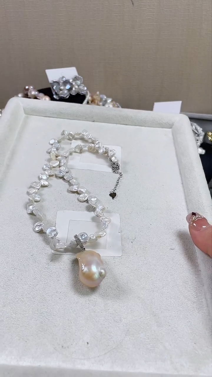 未镶嵌套装淡水珍珠【纯恬饰品】