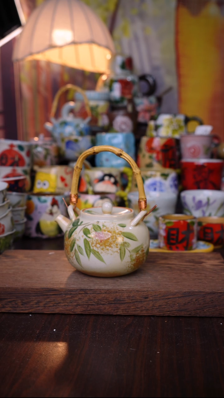 杯子泥垚手作 景德镇手工手绘陶瓷器物