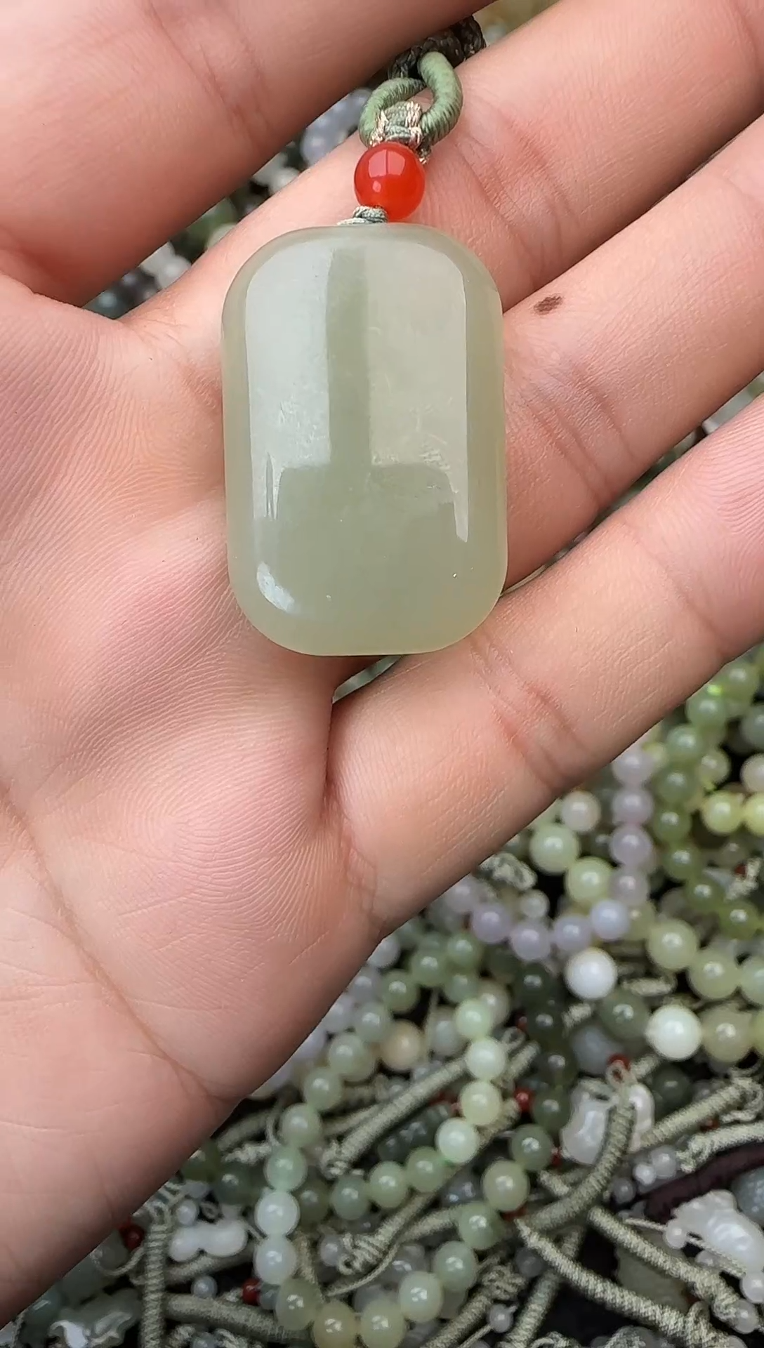 颈饰未镶嵌和田玉拍一发一