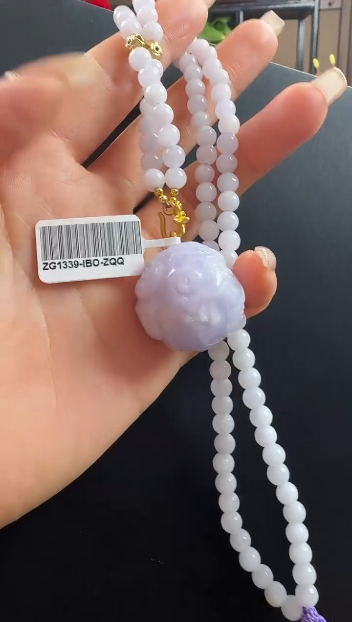 颈饰未镶嵌翡翠慈****坊龙珠